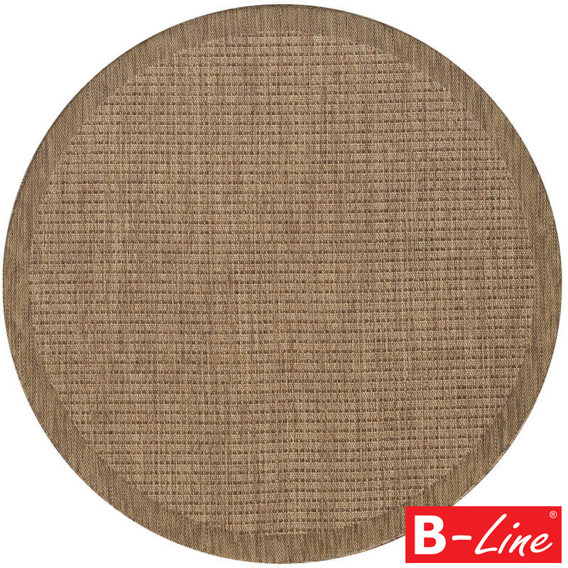 Kusový koberec Giza 1410 Brown/kruh