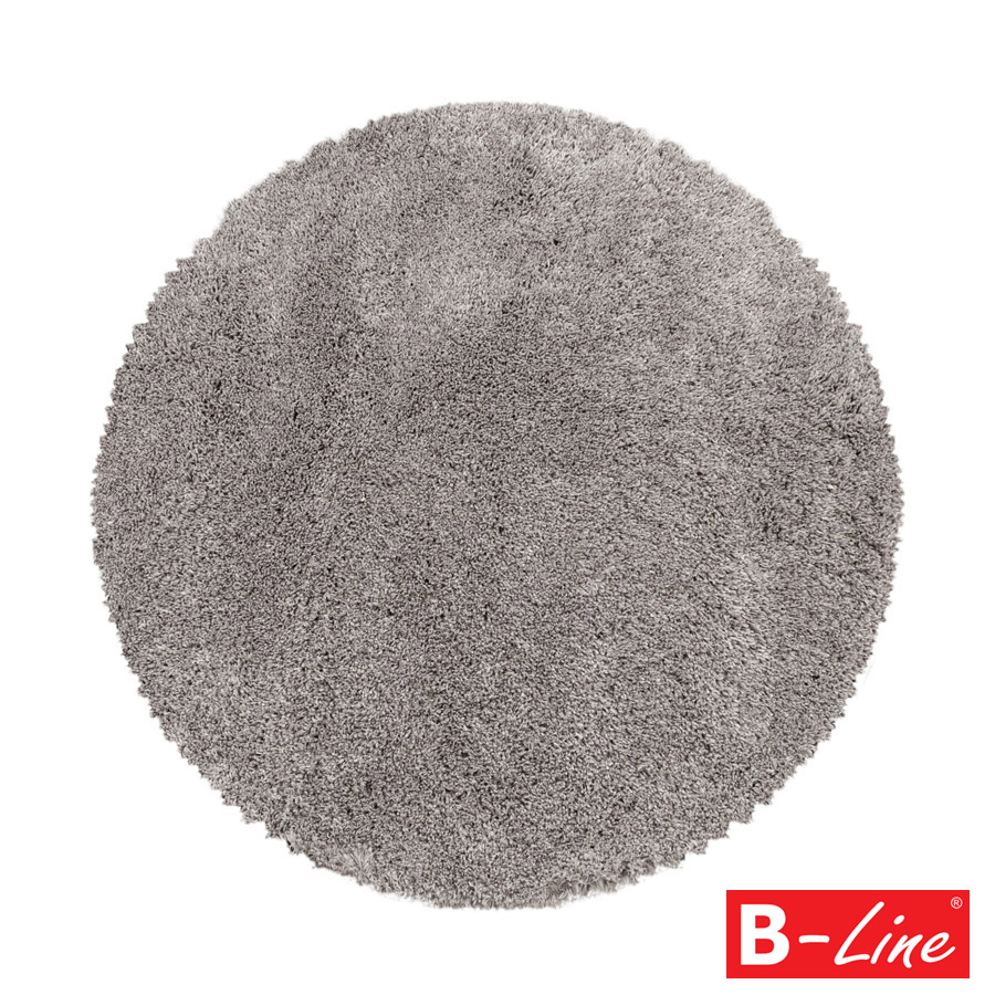 Kusový koberec Fluffy Shaggy 3500 Beige/kruh