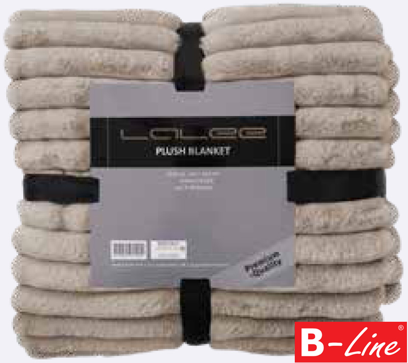 Pléd Plush 500 Taupe