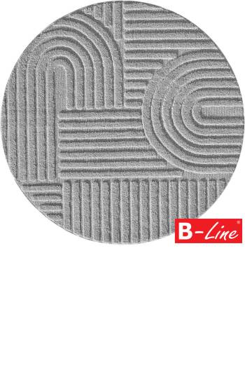 Kusový koberec Art 1121 Grey/kruh