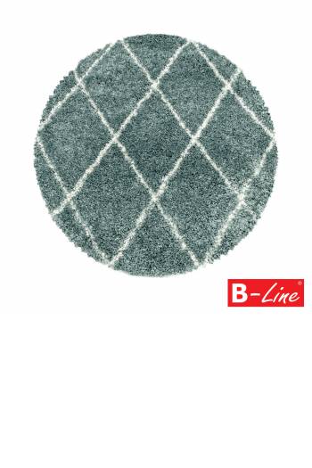Kusový koberec Alvor Shaggy 3401 Blue/kruh