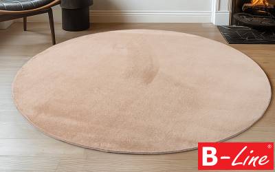 Kusový koberec Joy 1400 Beige/kruh