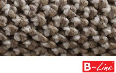 Kusový koberec Loom 4300 Brown/kruh