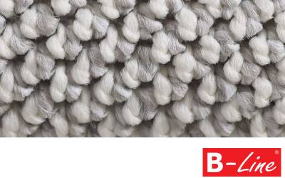 Kusový koberec Loom 4300 Silver/kruh