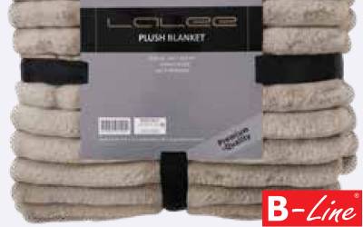 Pléd Plush 500 Taupe